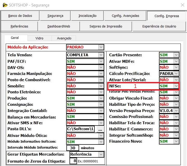 Habilitando NFSe