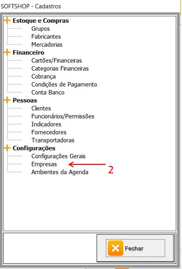 Imagem ilustrativa do menu Empresa